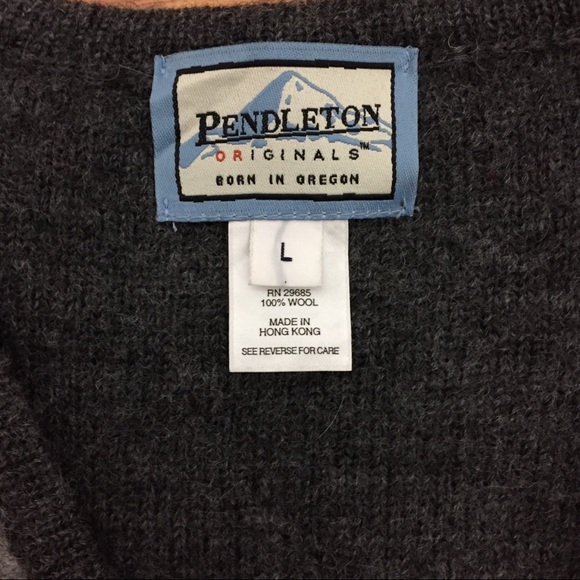 Women Pendleton vest woolsize l - Picture 5 of 6